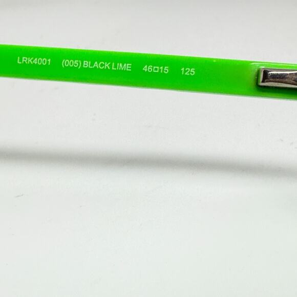 Lenton & Rusby Kids Eyeglasses Frames LRK4001 001 BLACK Green 46-15-125 H19898 - Picture 5 of 7